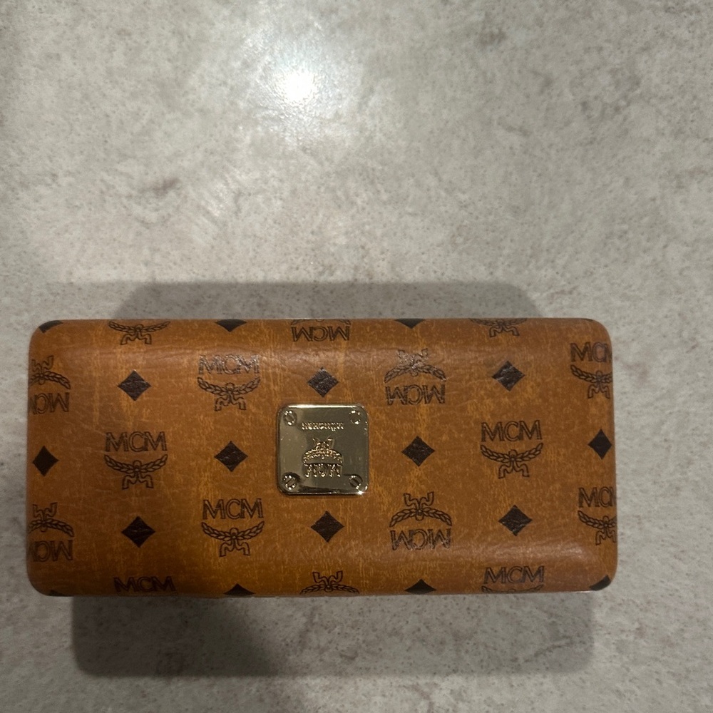MCM Tan Monogram Case